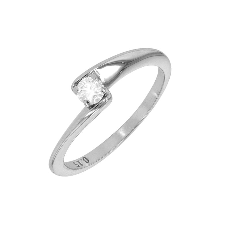 Acheter Solitaire diamant 0.15 carat or blanc 2.92g Comme neuf - 900,00 € Solitaire diamant 0.15 carat or blanc 2.92g Comme neuf - reconditionné disponible sur Gemme Les Bijoux